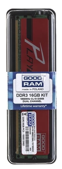 Pamięć DIMM DDR 3 GOODRAM Play GYR1866D364L10/16GDC, 16 GB, 1866 MHz, 10 CL GoodRam