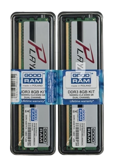 Pamięć DIMM DDR 3 GOODRAM Play GYS1600D364L9S/4G, 4 GB, 1600 MHz, 9 CL GoodRam