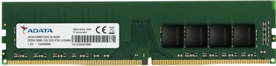 Pamięć DIMM DDR4 ADATA Premier AD4U2666732G19-SGN, 32 GB, 2666 MHz, CL19 ADATA