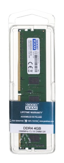 Pamięć DIMM DDR4 GOODRAM GR2666D464L19S/4G, 4 GB, 2666 MHz, CL19 GoodRam