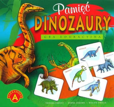 Pamięć: Dinozaury, gra edukacyjna, Alexander Alexander