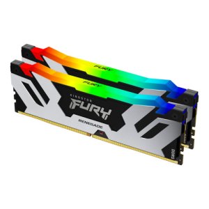 Pamięć do gier Kingston Fury Renegade czarna RGB XMP 32 GB 7200 MT/s DDR5 CL38 DIMM do komputerów stacjonarnych (zestaw 2 szt.) — KF572C38RSAK2-32 Kingston