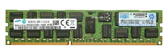 Pamięć RAM 1x 16GB Samsung ECC REGISTERED DDR3  1600MHz PC3-12800 RDIMM | M393B2G70DB0-YK0 Samsung Electronics