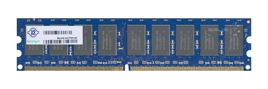 Pamięć RAM 1x 2GB Nanya ECC UNBUFFERED DDR2  667MHz PC2-5300 UDIMM | NT2GT72U8PD0BY-3C Inna marka