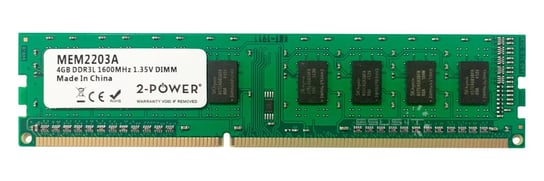 Pamięć RAM 1x 4GB 2-POWER NON-ECC UNBUFFERED DDR3 1600MHz PC3-12800 UDIMM | MEM2203A 2-POWER