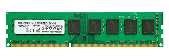 Pamięć RAM 1x 8GB 2-POWER NON-ECC UNBUFFERED DDR3 1600MHz PC3-12800 UDIMM | MEM0304A 2-POWER