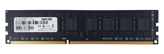 Pamięć RAM 1x 8GB Afox NON-ECC UNBUFFERED DDR3 1600MHz PC3-12800 UDIMM | AFLD38BK1P Afox