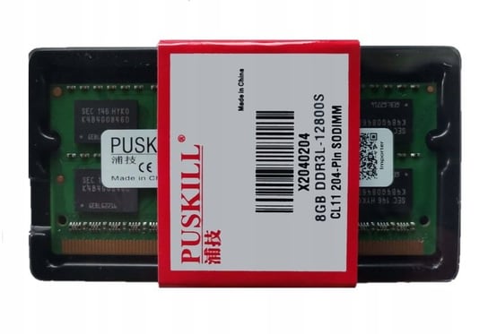 Pamiec RAM DDR3L Puskill DDR3L-8G-12800S 8 GB PusKill