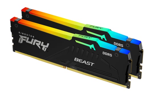 Pamięć RAM DIMM DDR5 KINGSTON FURY Beast RGB XMP, 64 GB, 6000 MHz, CL40 Kingston
