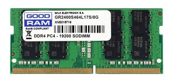 Pamięć RAM SODIMM 8GB DDR4 2666MHz GOODRAM GR2666S464L19S/8G GoodRam