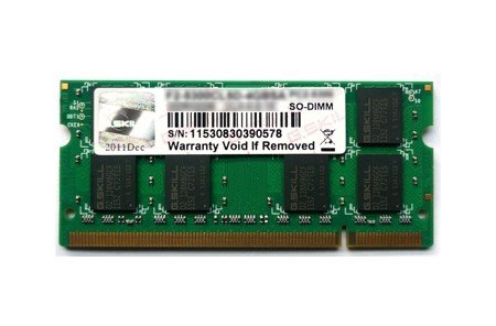 Pamięć SODIMM DDR2 G.SKILL, 2 GB, 800 MHz, 5 CL G.SKILL