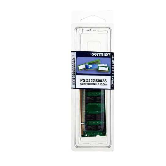 Pamięć SODIMM DDR2 PATRIOT, 2 GB, 800 MHz, 6 CL Patriot