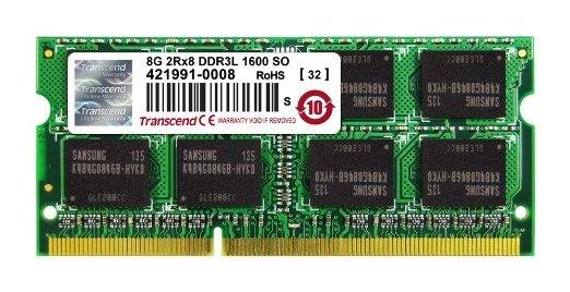 Pamięć SODIMM DDR3L TRANSCEND JetRam for Apple iMac 2013 TS8GJMA384H, 8 GB, 1600 MHz Transcend