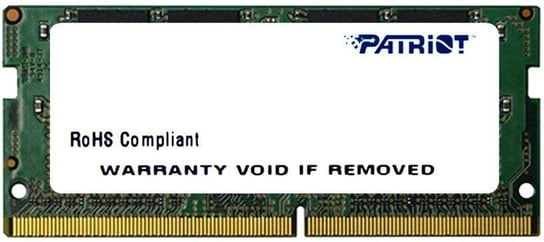 Pamięć SODIMM DDR4 PATRIOT Signature PSD44G213382S, 4 GB, 2133 MHz, CL15 Patriot