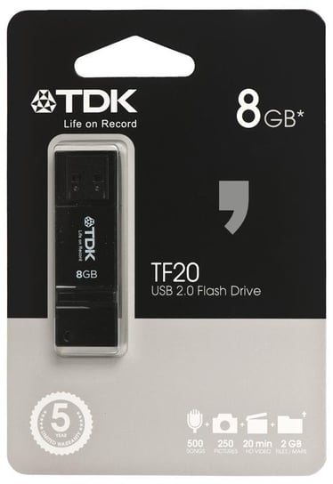 Pamięć TDK TF20 8GB black TDK