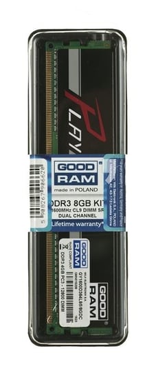 Pamięć UDIMM DDR 3 GOODRAM Play GY1600D364L9S/8, 8 GB, 1600 MHz GoodRam