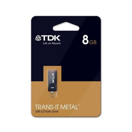 Pamięć USB TDK Trans-It Metal 8GB czarny 