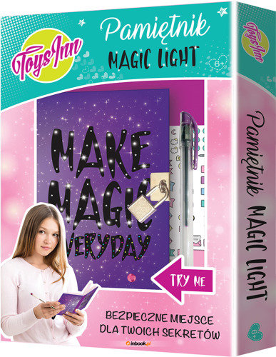 Pamiętnik Magic Light 6+ toys inn