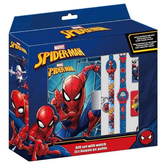 Pamiętnik Na Kłódkę Z Zegarkiem I Długopisem Spiderman 508278 Diakakis