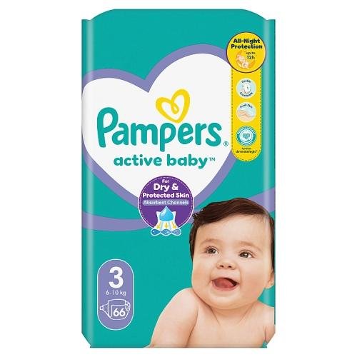 Pampers Active Baby 3 (6-10 kg), 66 szt. Pampers