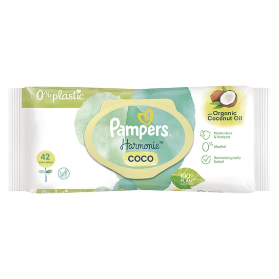 Pampers, chusteczki pielęgnacyjne, Coconut Pure Protection, 42 szt. Pampers
