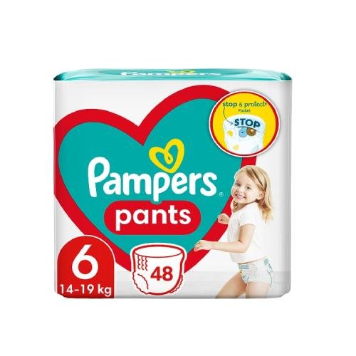 Pampers, Pampersy Gp Pants 6-Exlarge 48 Pampers