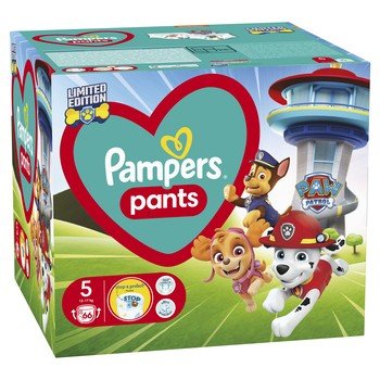 Pampers Pants Limited Edition Paw Patrol Pieluchomajtki rozmiar 5, 12-17 kg 66 szt. Pampers