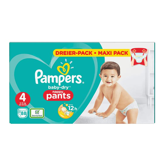 Pampers Pants Pieluchomajtki Roz.4 88 Szt Baby-Dry Procter & Gamble