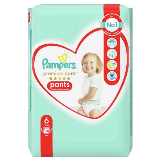 Pampers Pieluchy 18 Szt. Premium Care Pants Pampers