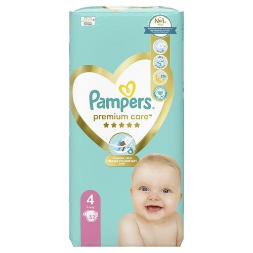 Pampers Premium Care 4 9-14kg 52szt. Pampers