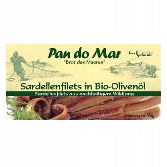 PAN DO MAR Anchois (sardele) w oliwie z oliwek 50g Pan Do Mar