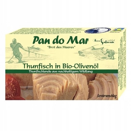 PAN DO MAR Tuńczyk w BIO oliwie z oliwek 120g Pan Do Mar