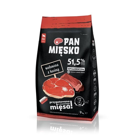 Pan Mięsko Wołowina Z Koziną M 9Kg PAN MIĘSKO