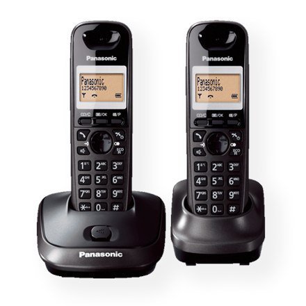 Panasonic Cordless KX-TG2512FXT Black, Identyfikacja rozmówcy, Połączenie bezprzewodowe, Pojemność książki telefonicznej 50 wpis Panasonic
