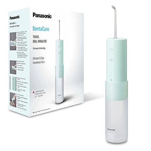 Panasonic Ew-Dj4B-G Podróżny Prysznic Do Ust Z Technologią Ultradźwiękową Zbiornik Na Wodę 150 Ml Szybkie Ładowanie W Ciągu 1 Godziny Panasonic