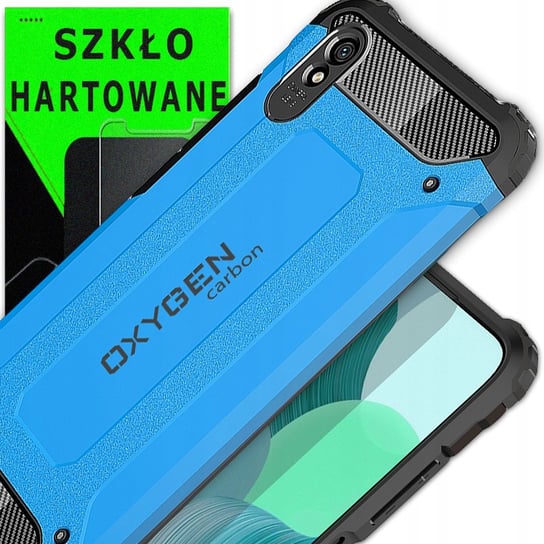 Pancerne etui do Redmi 9A marki OXYGEN CR +Szkło OXYGEN