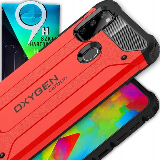 Pancerne etui OXYGEN CR do do Samsung A21s + SZKŁO OXYGEN