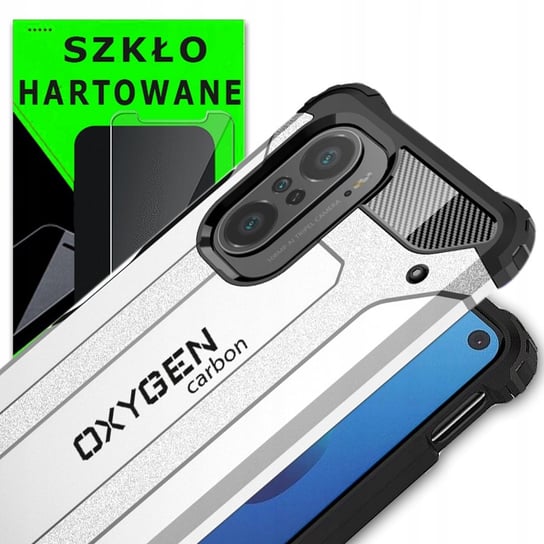 Pancerne etui OXYGEN CR do POCO F3 + szkło 9H OXYGEN