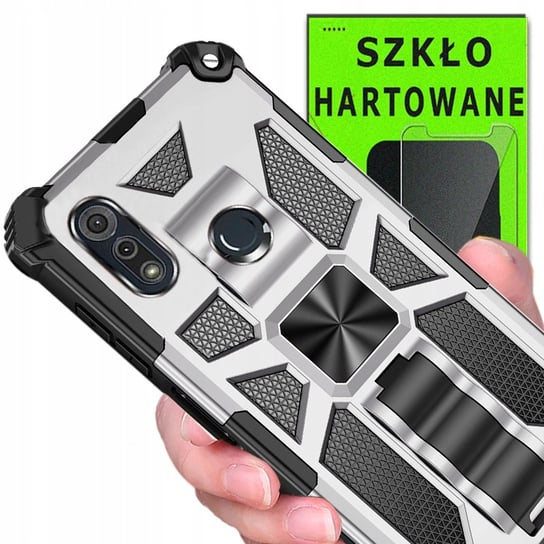 Pancerne etui OXYGEN GTX do Motorola E6s +szkło 9H OXYGEN