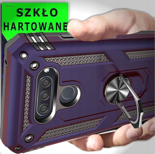 Pancerne etui + szkło marki OXYGEN MR do LG K50s OXYGEN