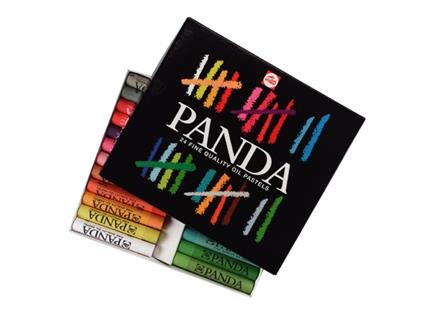 Panda, pastele olejne, 24 kolory Talens