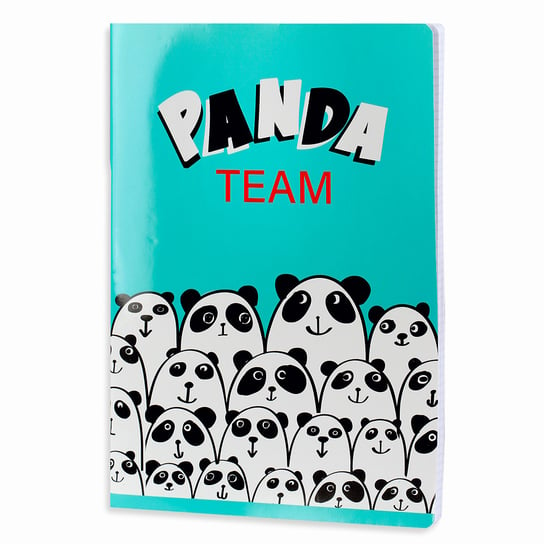 Pandastic, Zeszyt w kratkę, A4, Panda Team, 60 kartek Paperdot