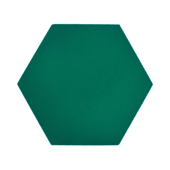 Panel akustyczny ścienny 3d WallMarket, Dekoracja ścienna 3d, Heksagon zielony 32x27,7x3,5 cm WallMarket