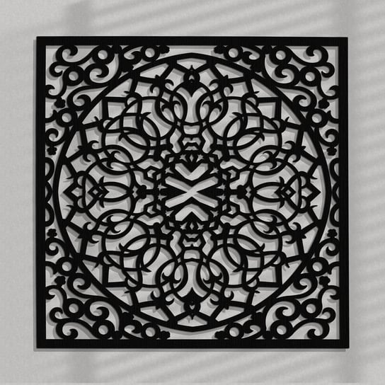 Panel dekoracyjny ORNAMENTI Morocco Style, czarny, 59x59 cm ORNAMENTI