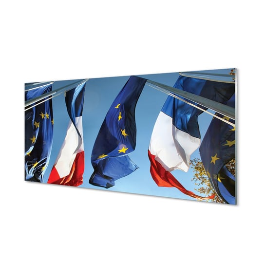Panel dekoracyjny szkło hartowane Flagi 120x60 cm Tulup