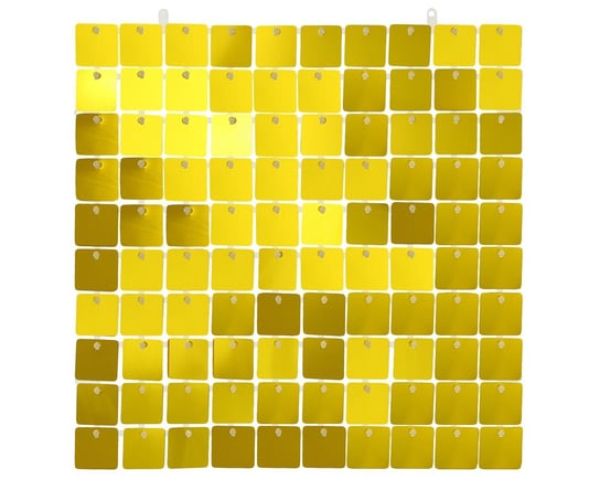 Panel dekoracyjny złoty, przezroczyste tło, 30x30 cm/ 100 kwadratów Inna marka
