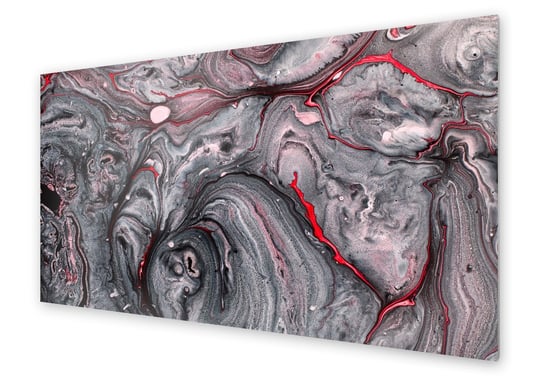 Panel kuchenny HOMEPRINT Abstrakcyjna farba akrylowa 100x50 cm HOMEPRINT