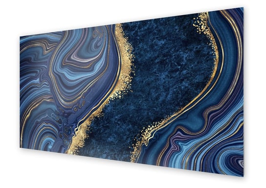 Panel kuchenny HOMEPRINT Abstrakcyjny przekrój agatu 100x50 cm HOMEPRINT