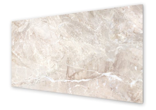 Panel kuchenny HOMEPRINT Beżowy marmur dekoracyjny 125x50 cm HOMEPRINT