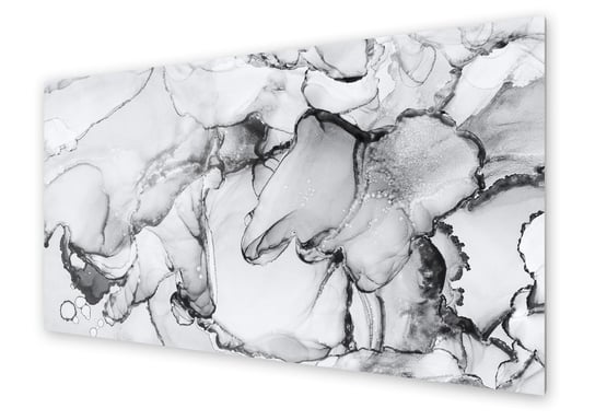 Panel kuchenny HOMEPRINT Biało czarny atrament 120x60 cm HOMEPRINT